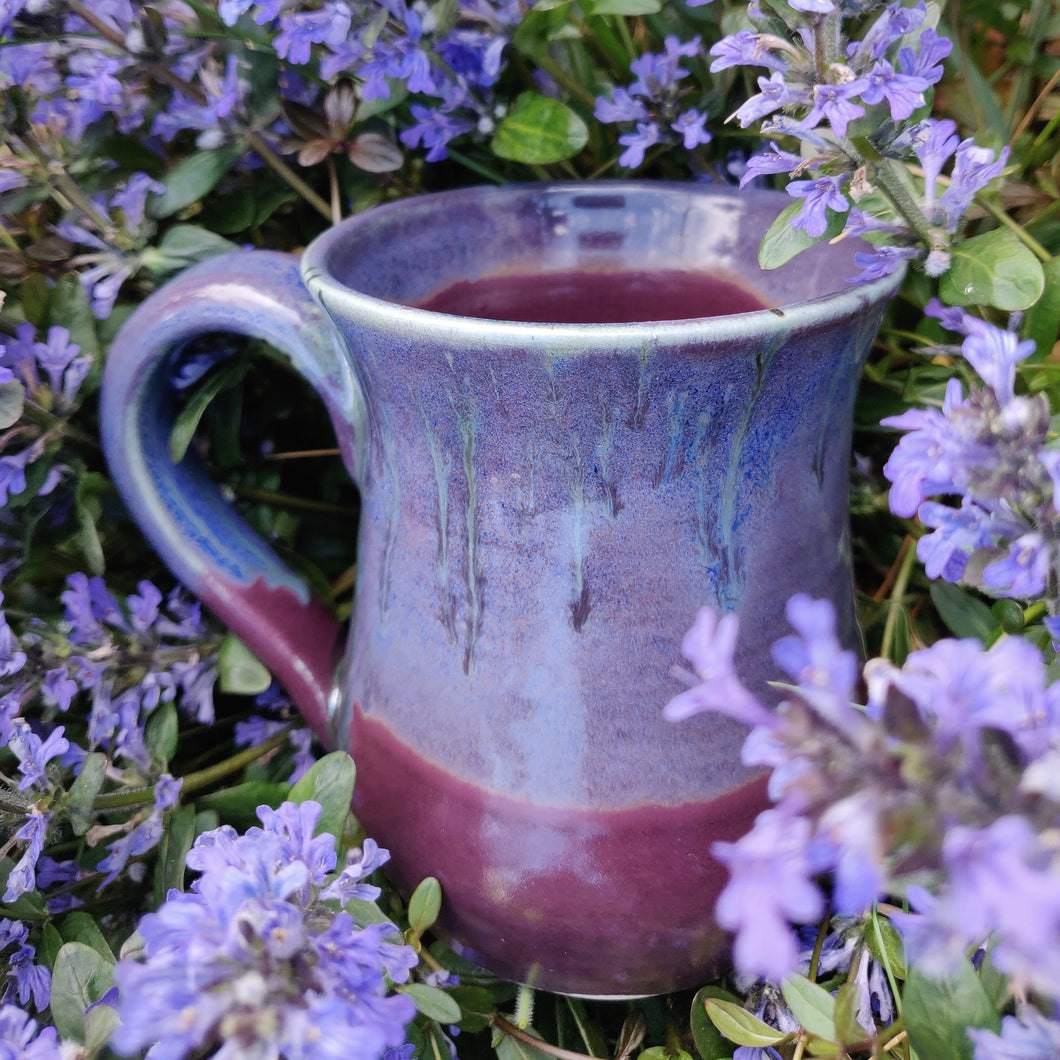 Lavender Rain Belly Mug